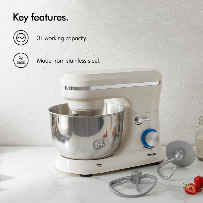 VonShef 8 Speed 3.5L Stand Mixer & Reviews Wayfair.co.uk